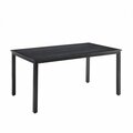 Crosley Brands Kaplan Outdoor Dining Table, Oil Rubbed Bronze CO6215-BZ